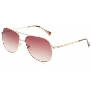 NEW Lacoste L222S 757 Golden Beauty Aviator Sunglasses with Brown Gradient Lense